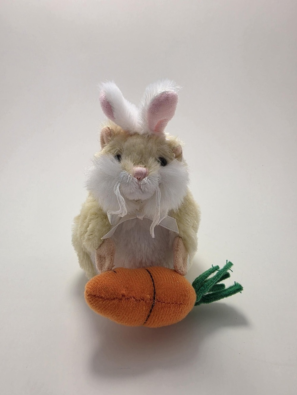 Webkinz Mazin' Carrots Hamster Ganz Plush Bunny Ears Easter, No Code-Retired